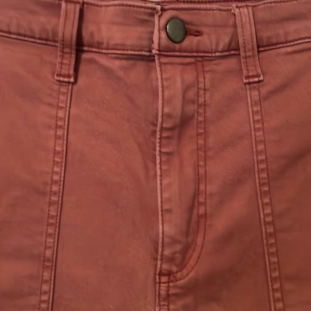 Abercrombie & Fitch rustic red ultra high rise super skinny ankle jeans. 30/10R - Picture 3 of 7
